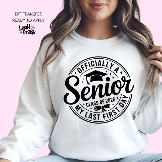 Officially A Senior DTF