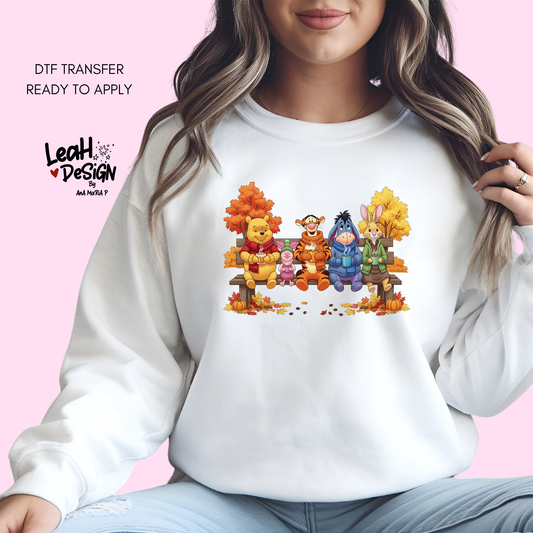 Pooh Fall Dtf