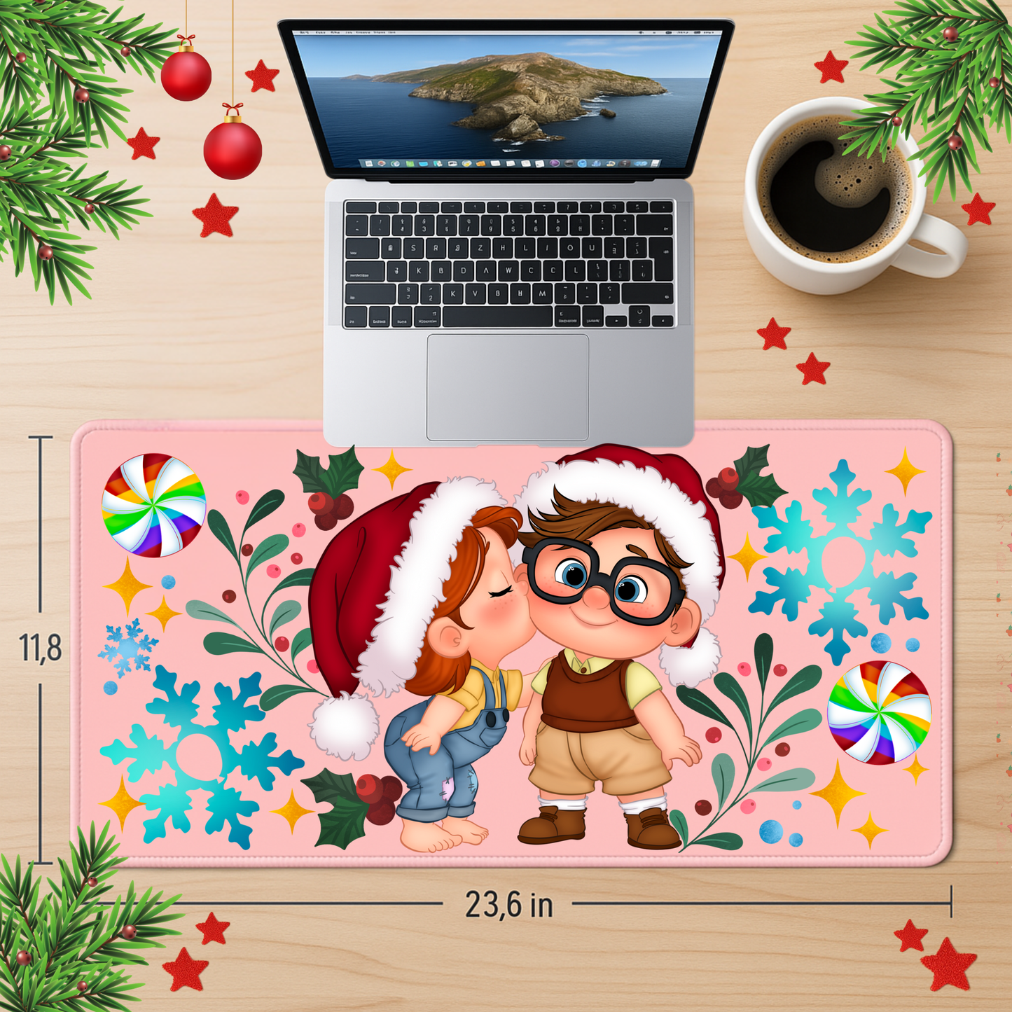 Up Magic Kiss Desk Mat