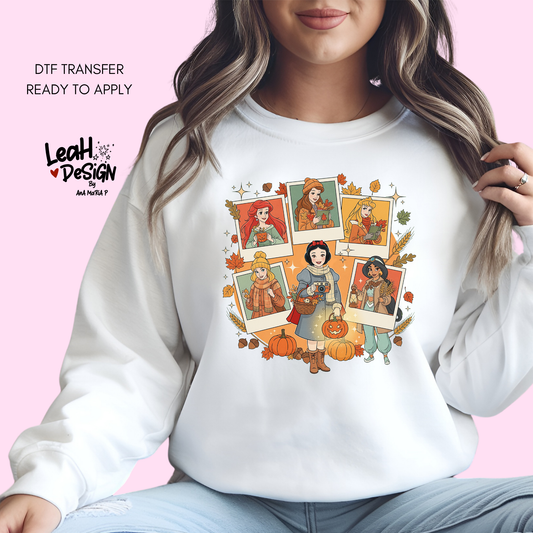 Princesses Autumn Dtf