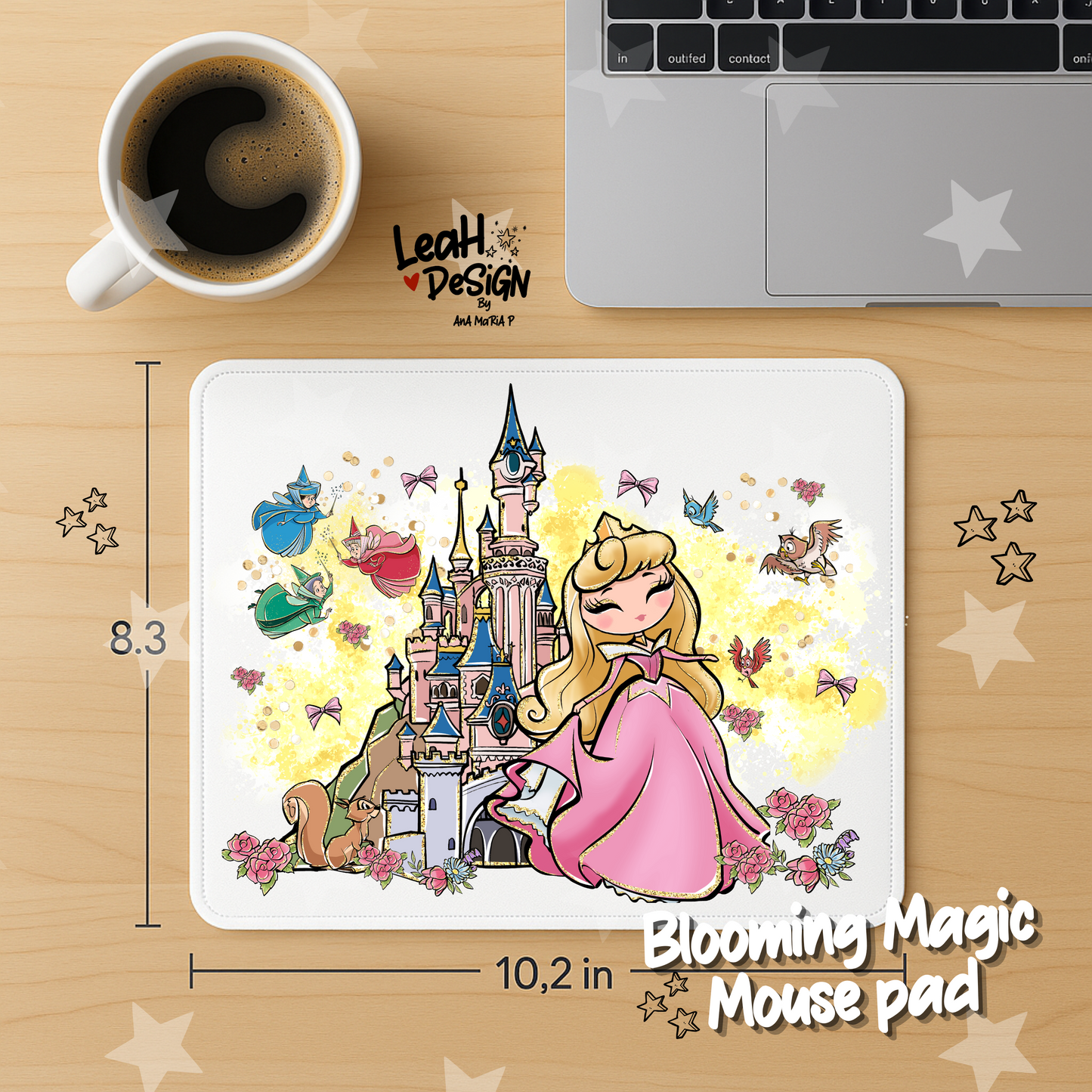 Blooming Magic Mouse Pad