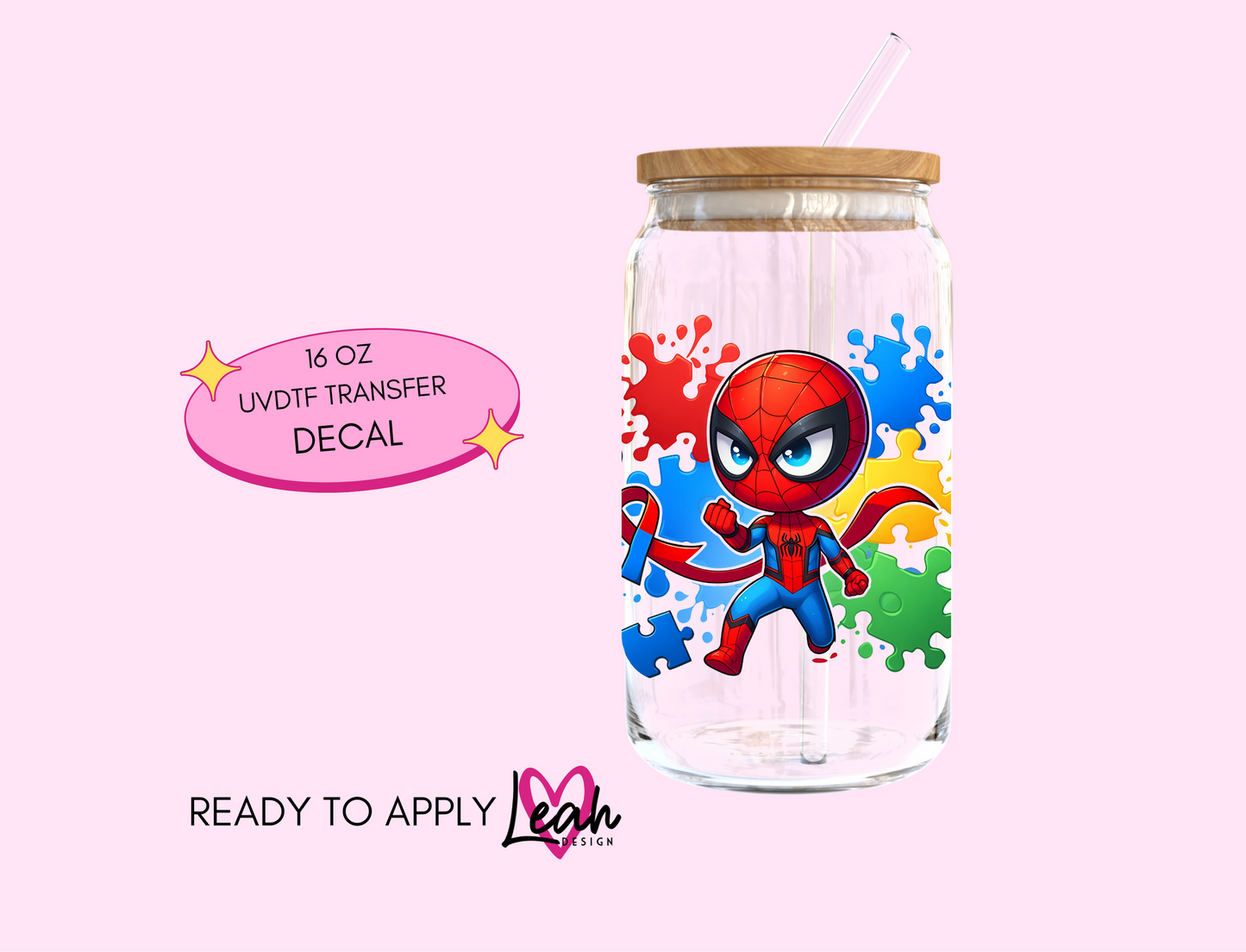 Spider Decal Uvdtf