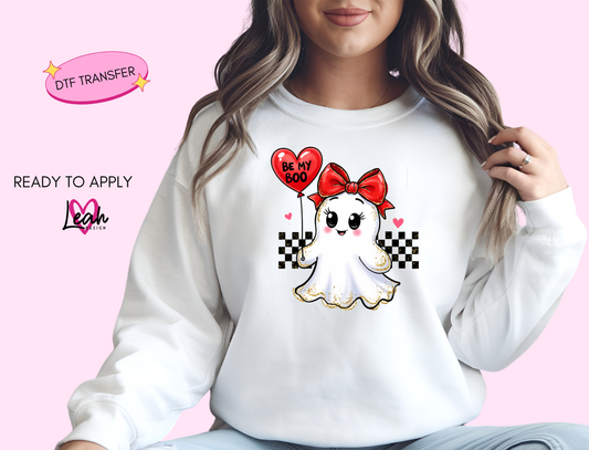 Boo Valentine Dtf