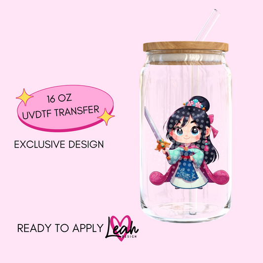 Baby Warrior Decal Uvdtf