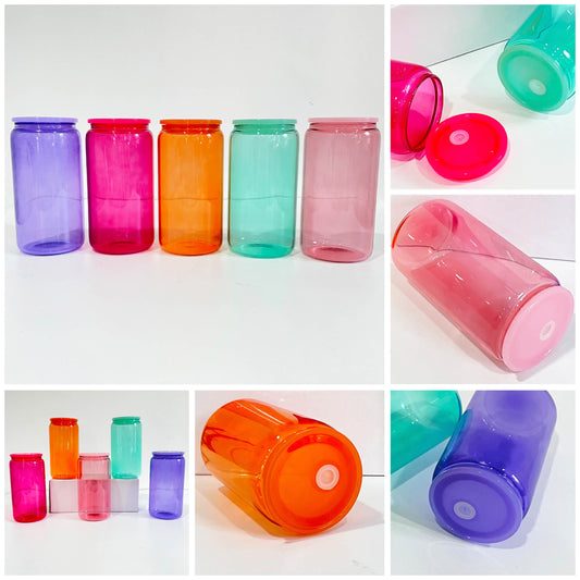 Jelly Sublimation Glass Can