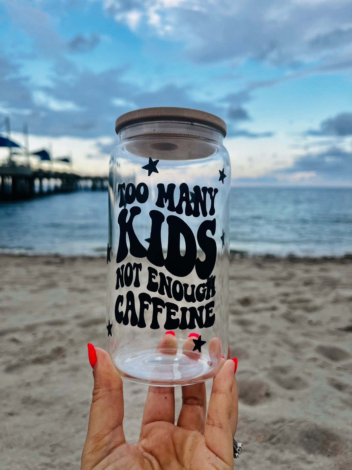Mom Glass Can