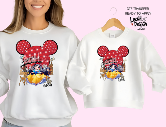 Princess White at the Park Dtf