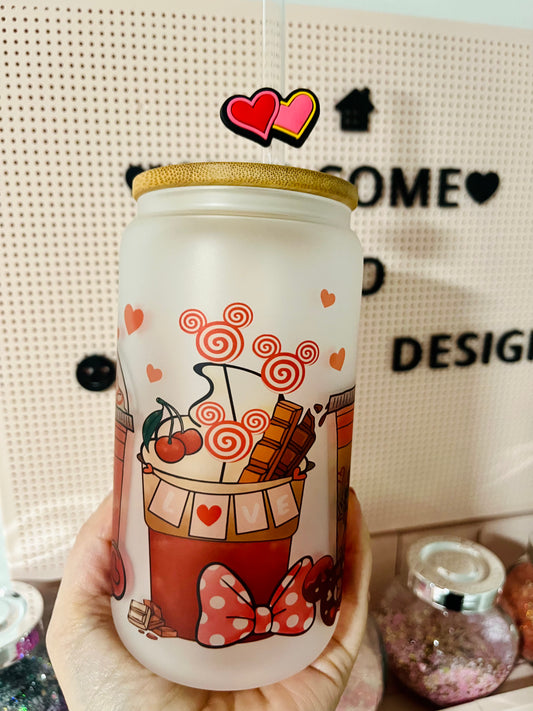 Mickey Chocolate Glass Can