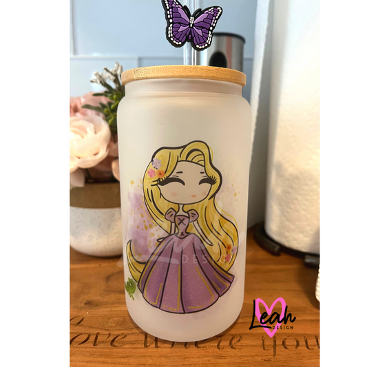 Rapunzel Glass Can