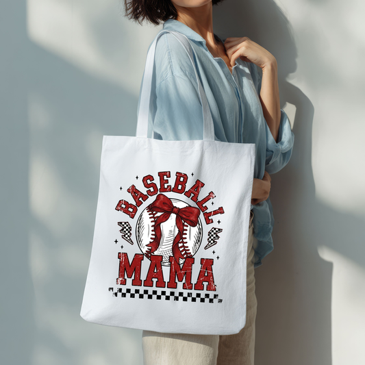 Baseball Mama Tote Bag