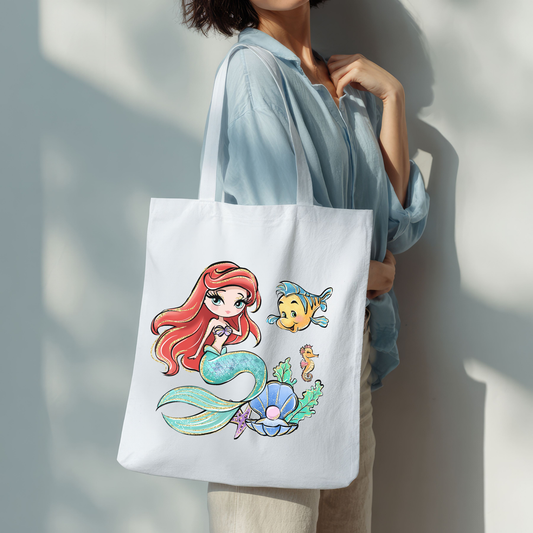 Mermaid Princess Tote Bag