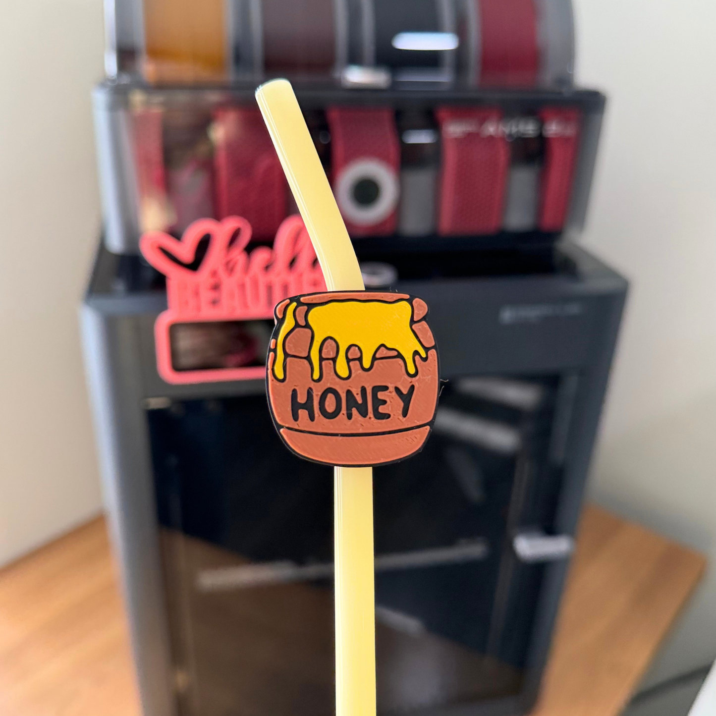 Honey Pot Straw Topper
