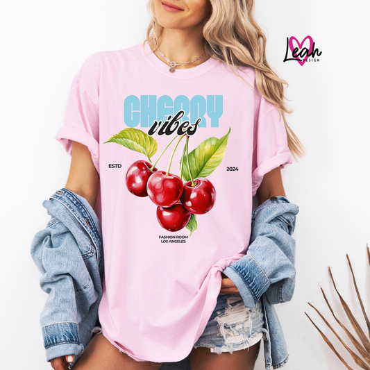 Cherry Vibes  T Shirt