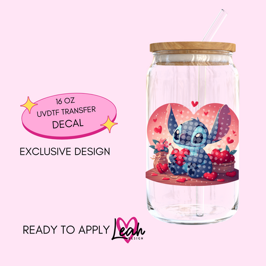 Stitch Love Decal