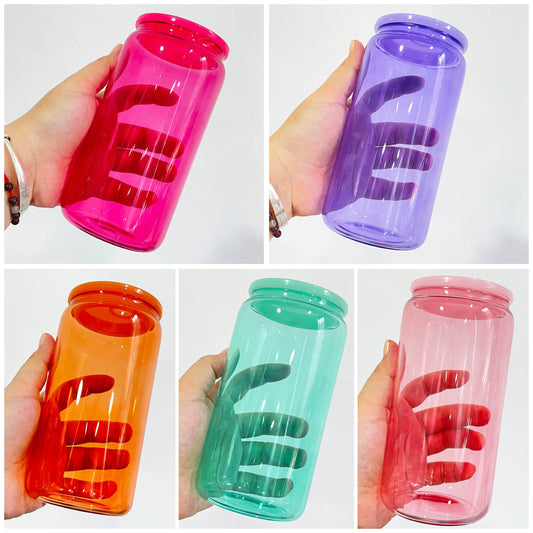 Jelly Sublimation Glass Can