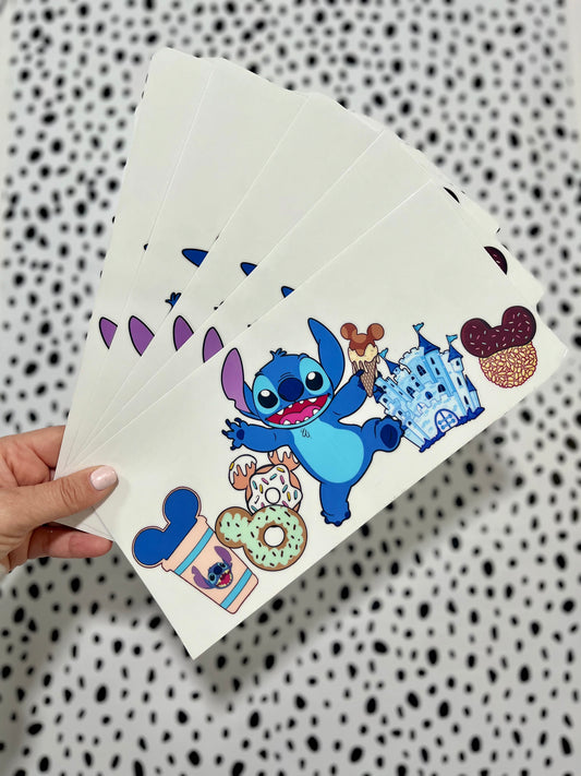 Stitch Dulces  Uv Dtf