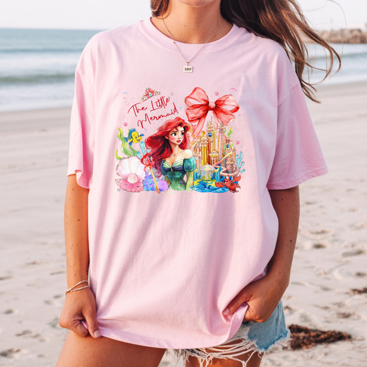Mermaid Princess Bow Tee
