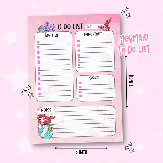 Mermaid To Do List