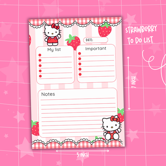 Strawberry To Do List