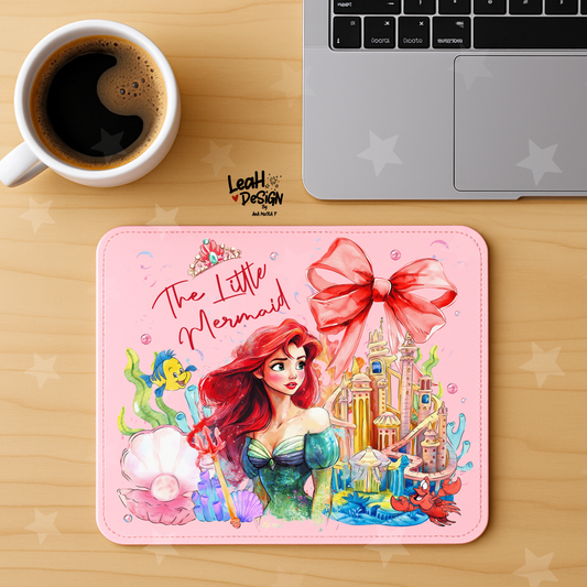 Mermaid Bow Mouse Pad