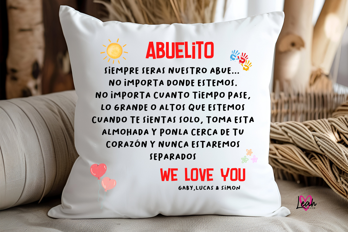 Abuelos Pillow Cover