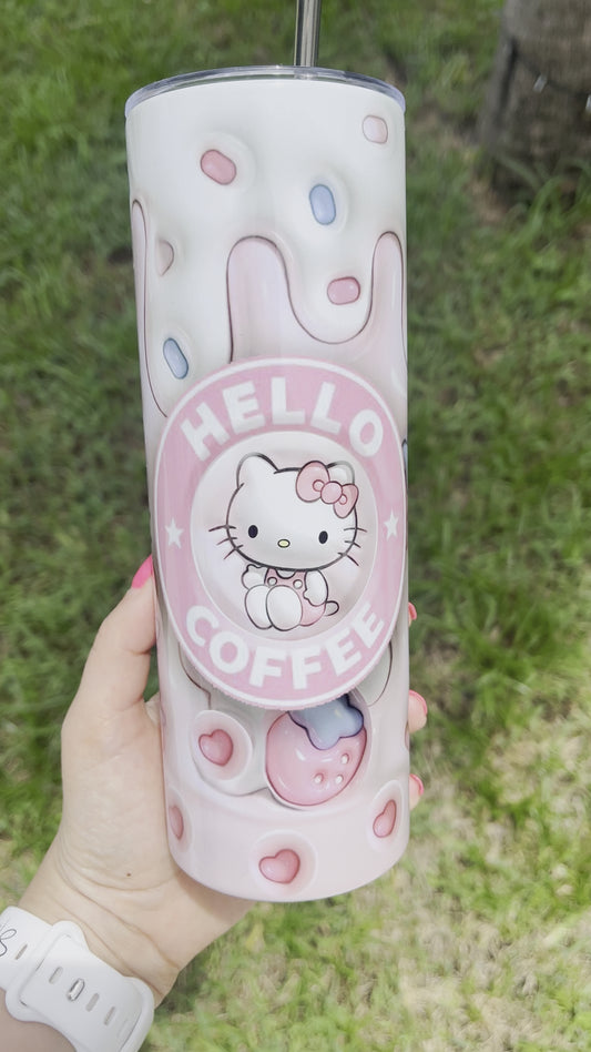 Kitty 3D Tumbler