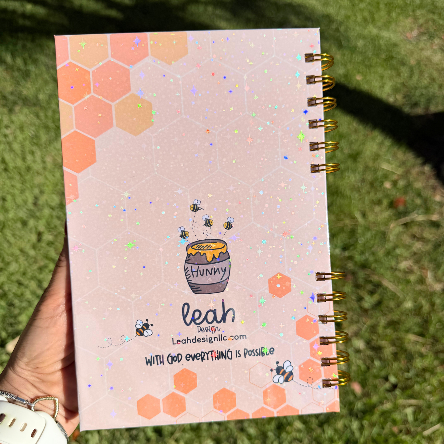 Honey Bear Personalized Notebook