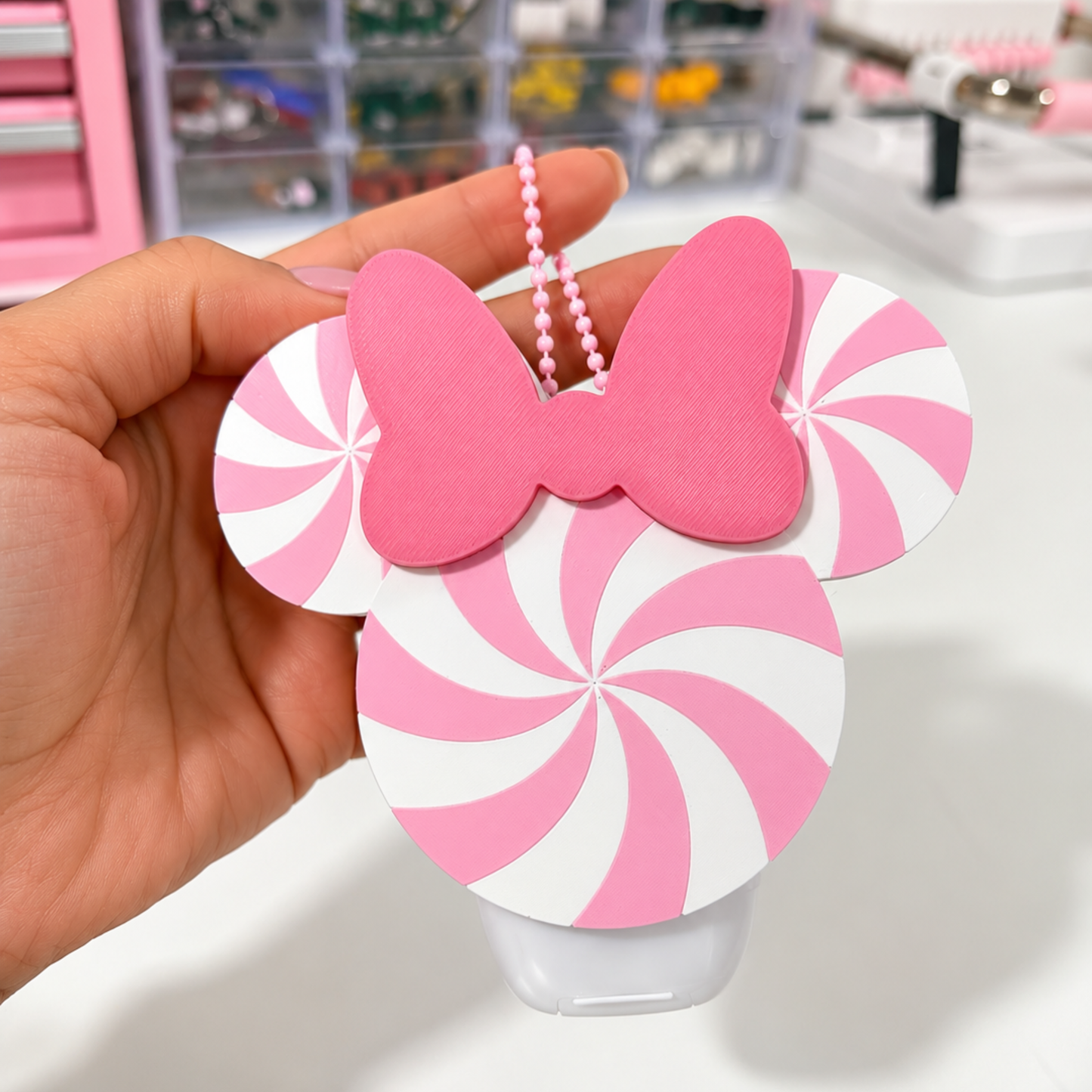 Pink Peppermint Pocketbac Holder
