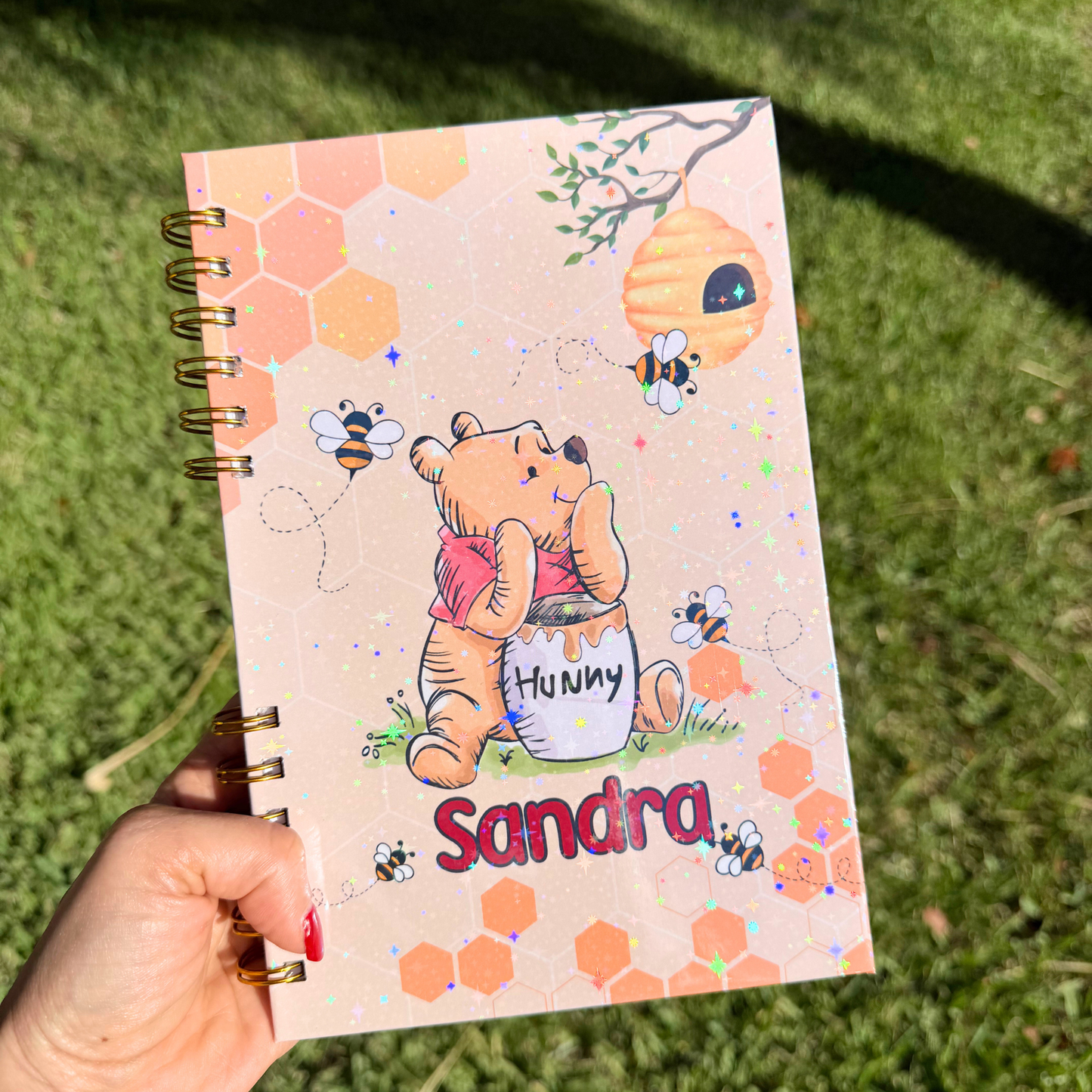 Honey Bear Personalized Notebook