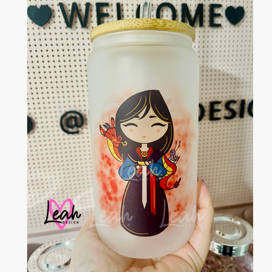 Mulan Glass Can