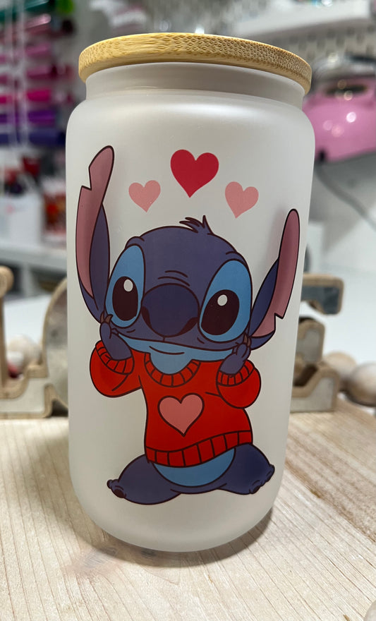 Stitch Glass Can